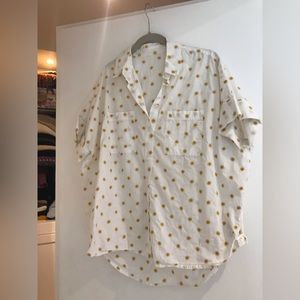 Madewell oversized blouse